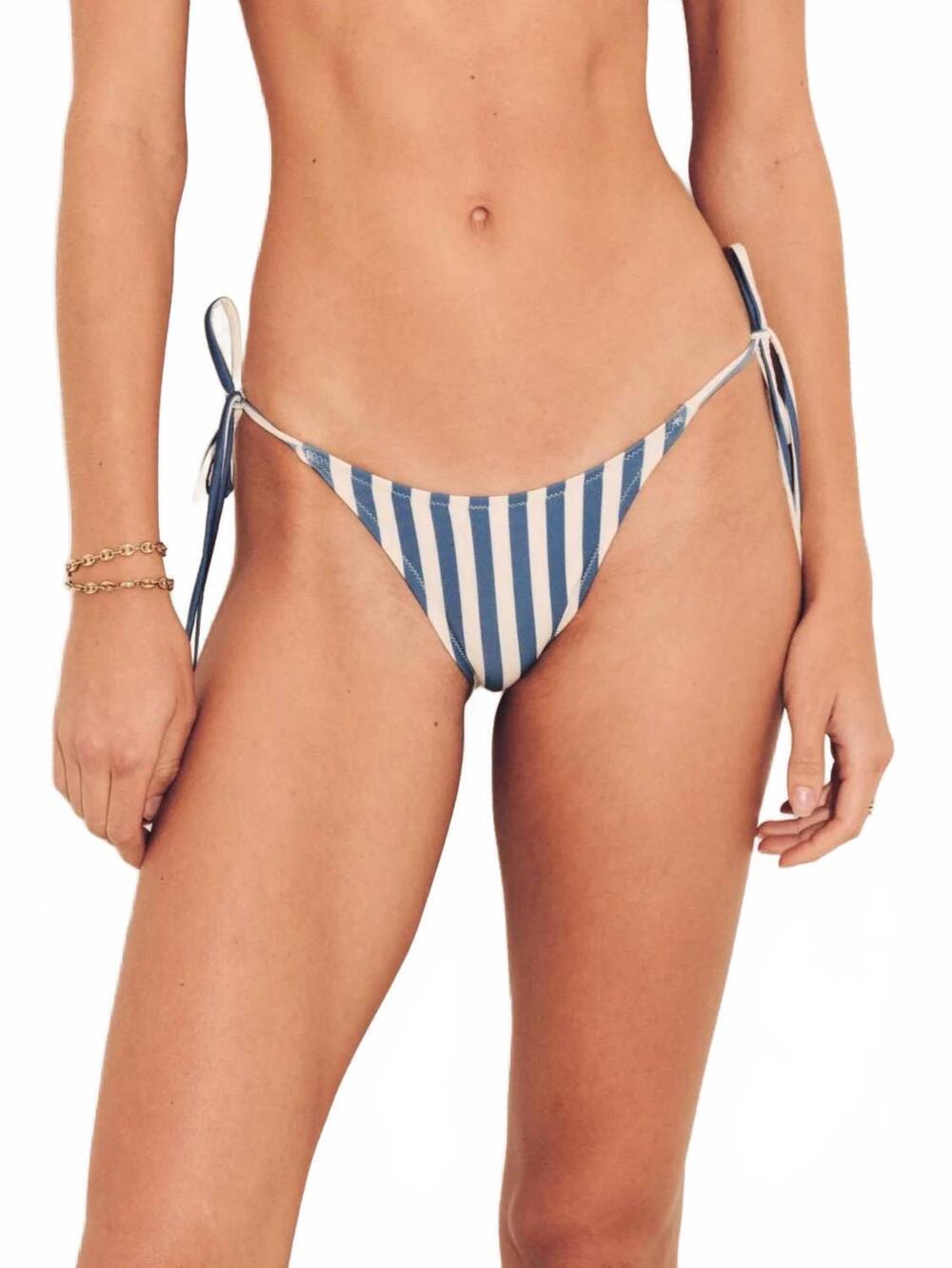 NEW CAROLINA K women's tirza bikini bottom in striped